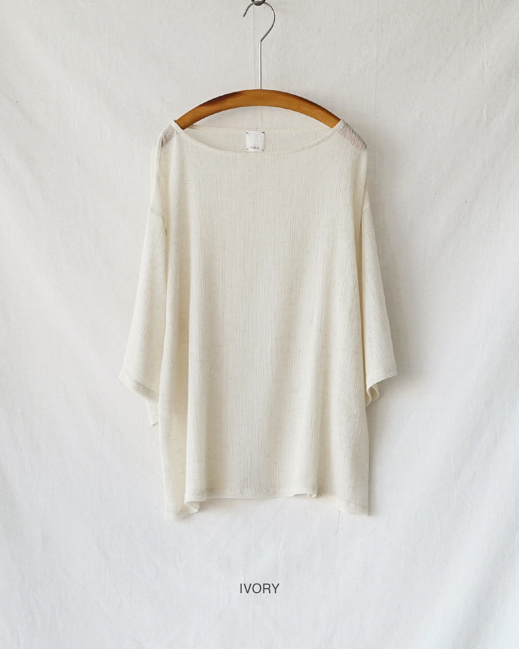 【先行予約】【2026年3月下旬頃入荷予定】LINEN MIX JACQUARD BIG-T YL26-T001