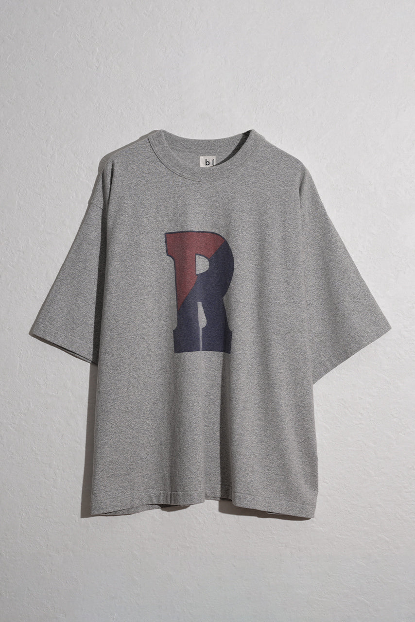 blurhms ROOTSTOCK ブラームス ルーツストック 88/12 プリント Tシャツ Cotton Rayon 88/12 Print Tee b-ROOTSTOCK bROOTS23S32【送料無料】