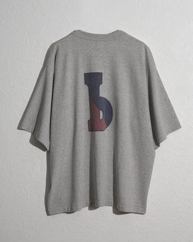 blurhms ROOTSTOCK ブラームス ルーツストック 88/12 プリント Tシャツ Cotton Rayon 88/12 Print Tee b-ROOTSTOCK bROOTS23S32【送料無料】