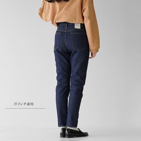 CIOTA シオタ デニム レディース スリム ネイビー ワンウォッシュ