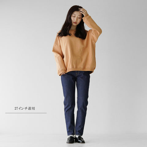CIOTA シオタ デニム レディース スリム ネイビー ワンウォッシュ