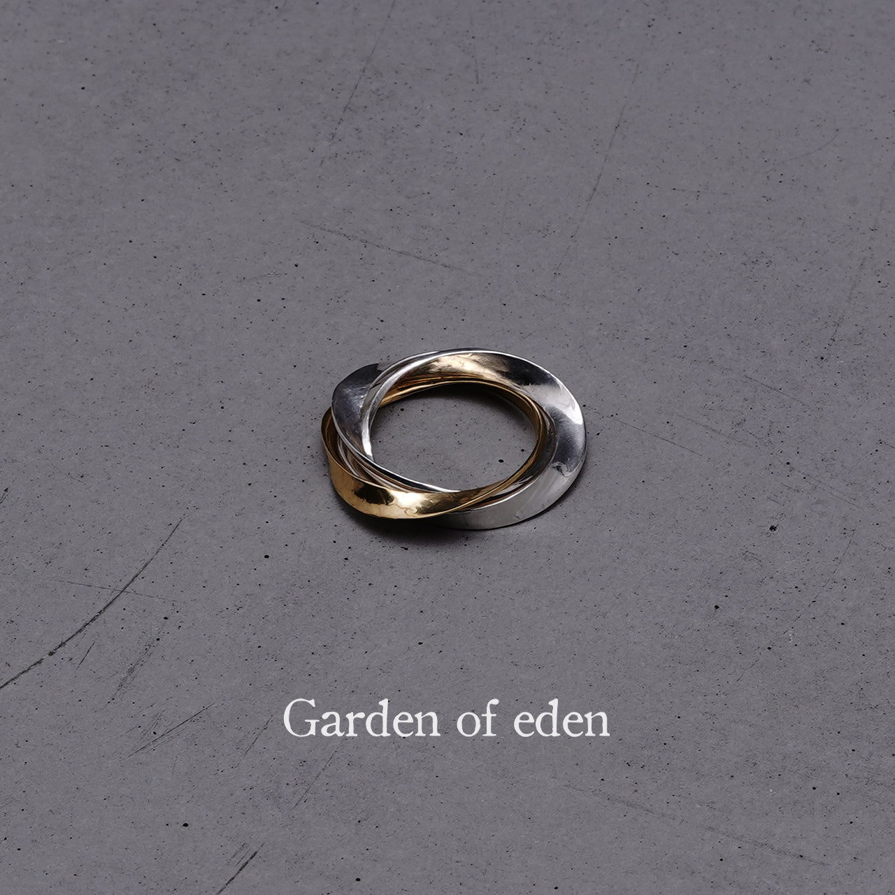 Garden of Eden ガーデンオブエデン  オーバル ギメル リング OVAL GIMMEL RING 18K シルバー925 ゴールド 指輪 アクセサリー  23SS038 【送料無料】