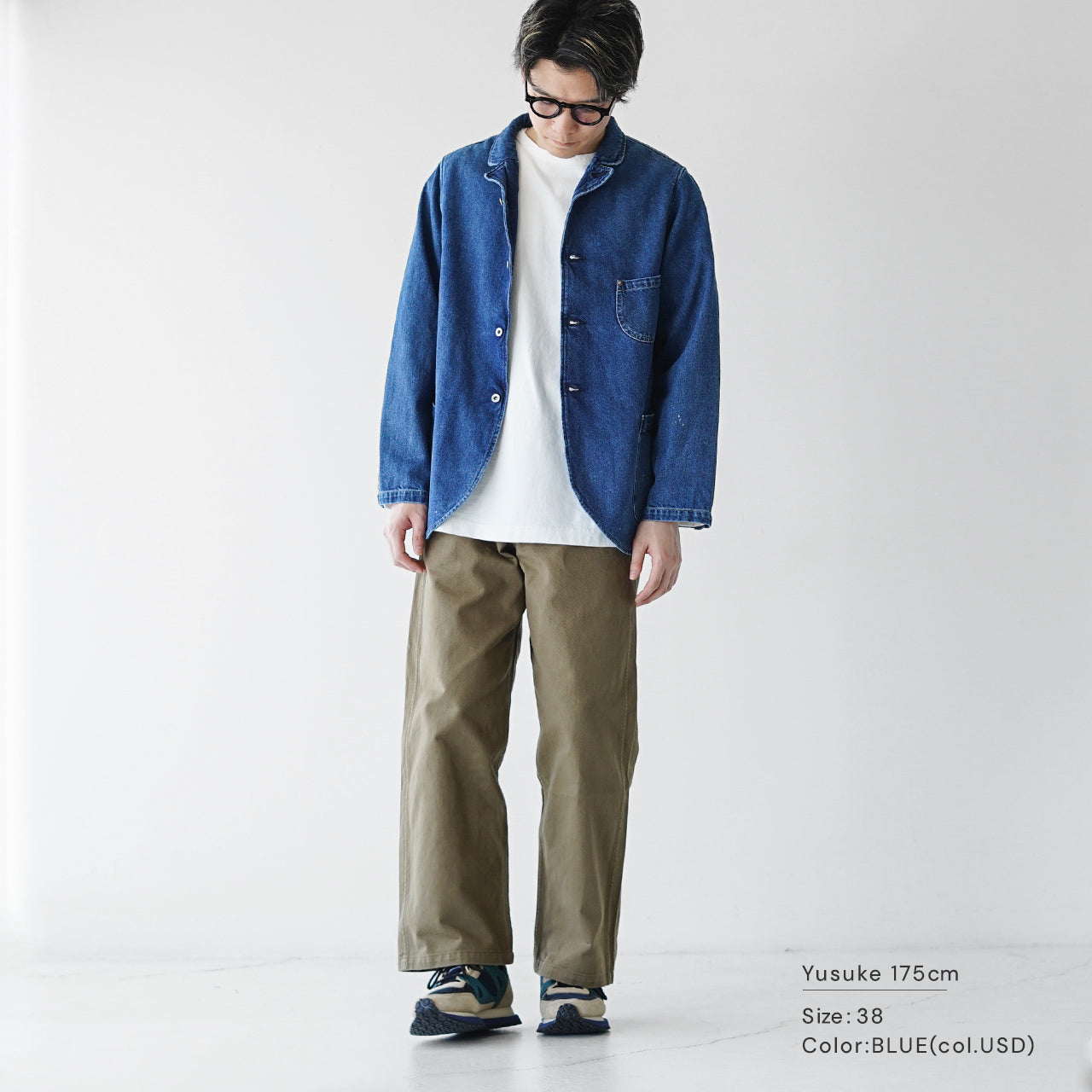 ORDINARY FITS オーディナリーフィッツ  ワーク テーラード カバーオール ジャケット WORK TAILORED COVERALL (USED)  OFC-J003 【送料無料】