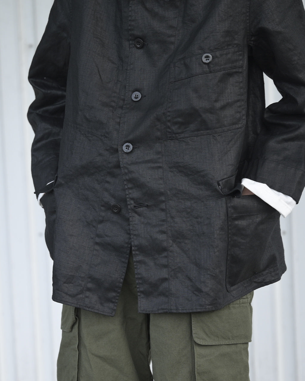 Outil ウティ リネン ジャケット veste maclas OV-T023 【送料無料】