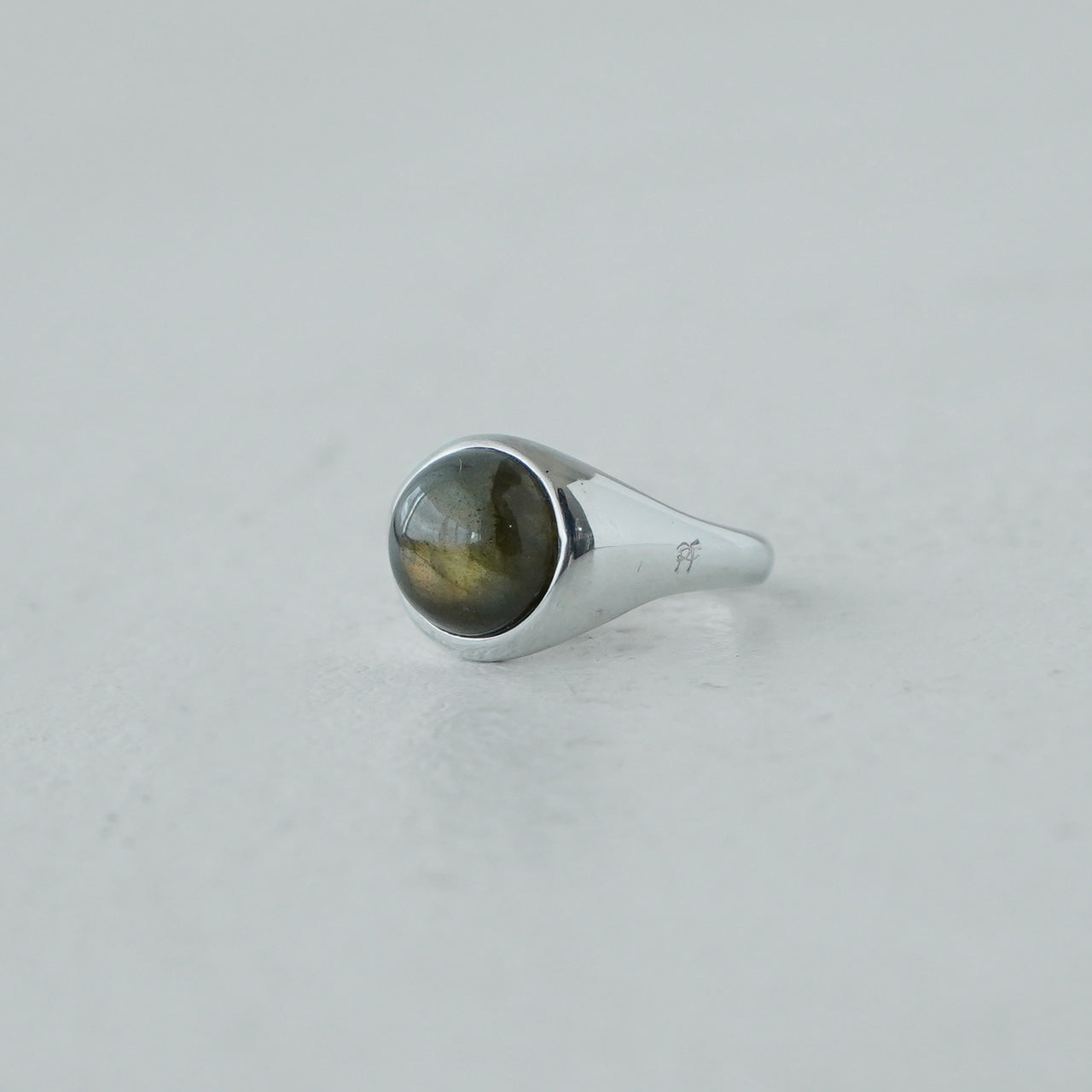 【アウトレット！30%OFF】ReFaire ルフェール ラウンド シェル ラブラドルライト リング Round Shell Labradorite Ring 925 スターリング シルバー リング RC-RG007