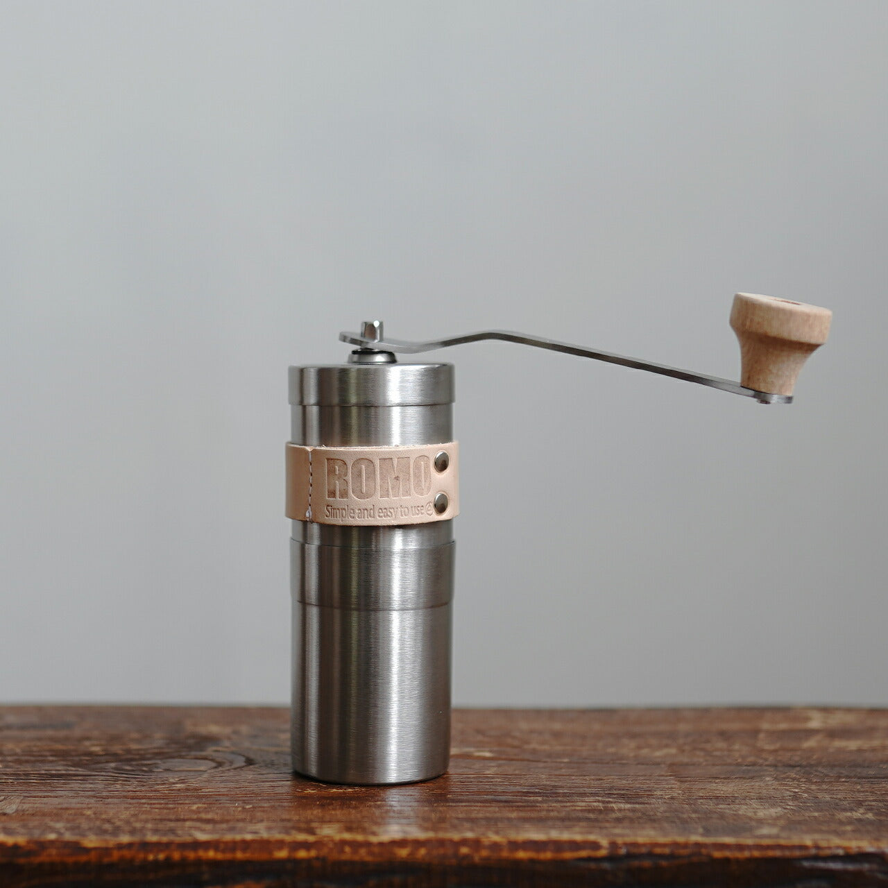 ROMO ロモ コーヒーミル ハンドミル coffee mill wood+holder